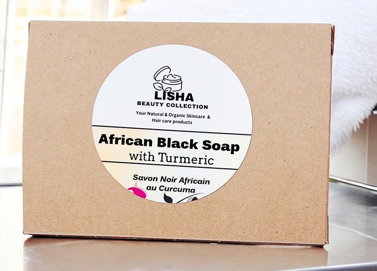 African Black Soap with Turmeric